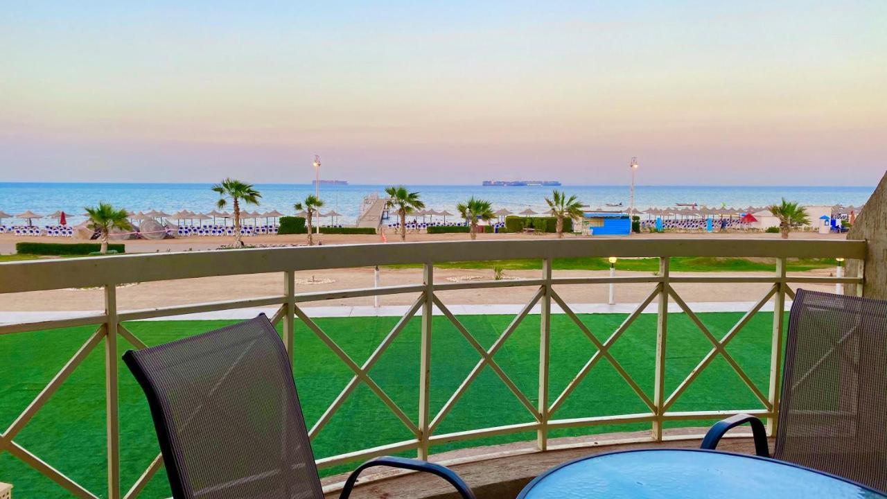 Porto South Beach Royal Sea View Families صف اول بحر مباشر Ajn Suchna Zewnętrze zdjęcie