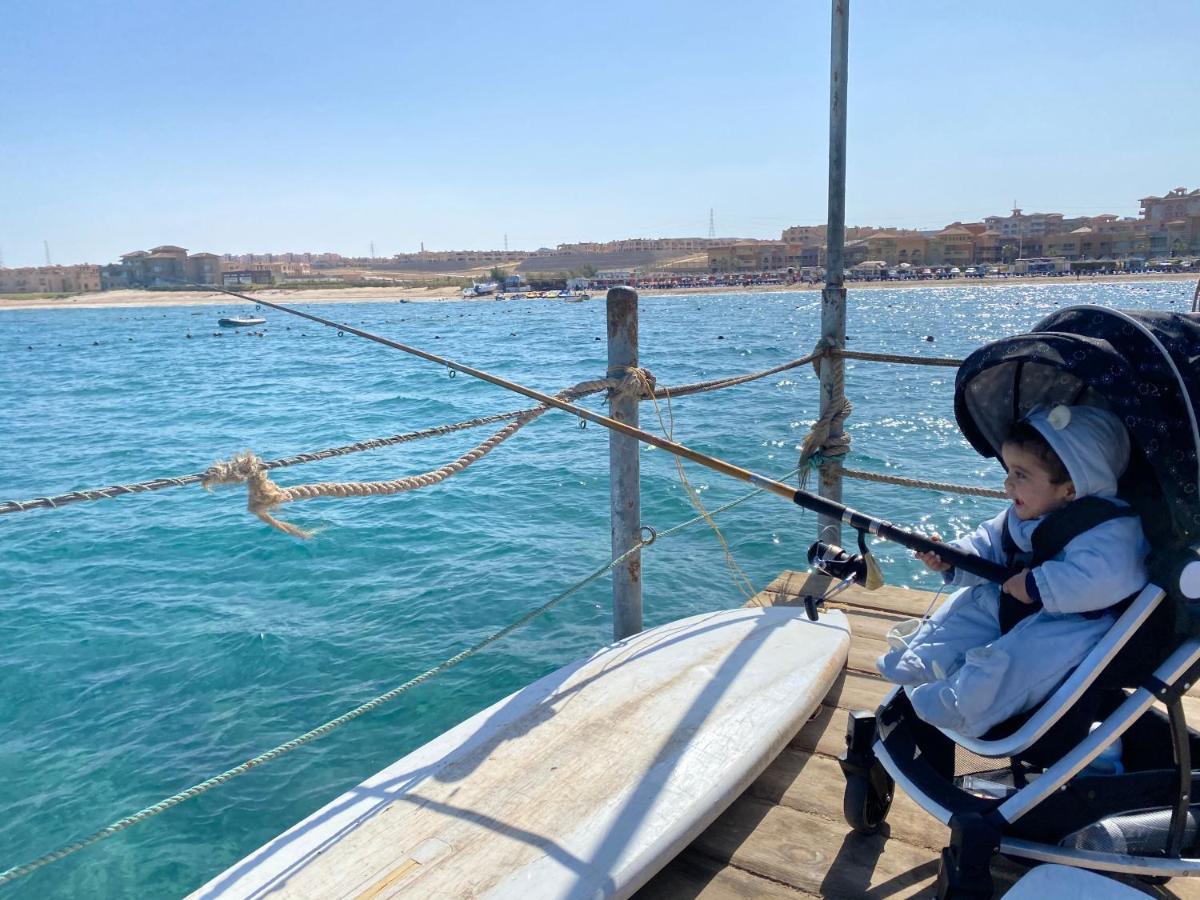 Porto South Beach Royal Sea View Families صف اول بحر مباشر Ajn Suchna Zewnętrze zdjęcie