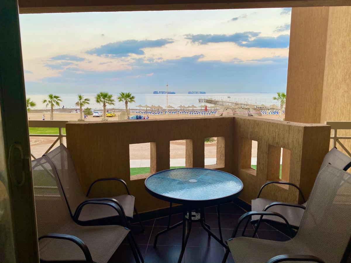Porto South Beach Royal Sea View Families صف اول بحر مباشر Ajn Suchna Zewnętrze zdjęcie